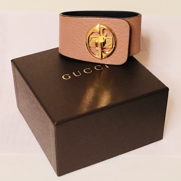 Gucci 1973 Leather Bangle Bracelet - Picture 7 of 8